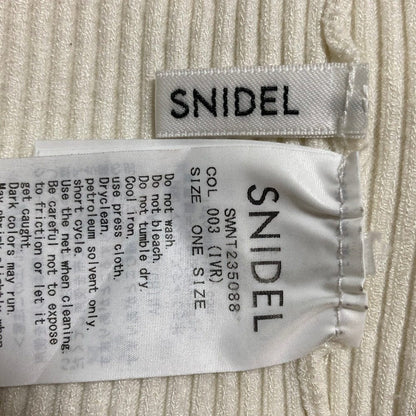 SNIDEL シンプルパフスリニットプルオーバー