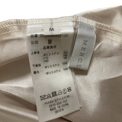 マーキュリーデュオ シアーチェックニットドッキングワンピース