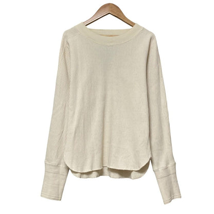 KURO MILITARY RIB OVERSIZED OPENED BACK L/S TEE