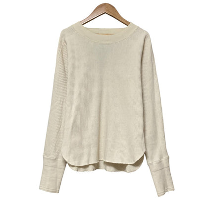 KURO MILITARY RIB OVERSIZED OPENED BACK L/S TEE