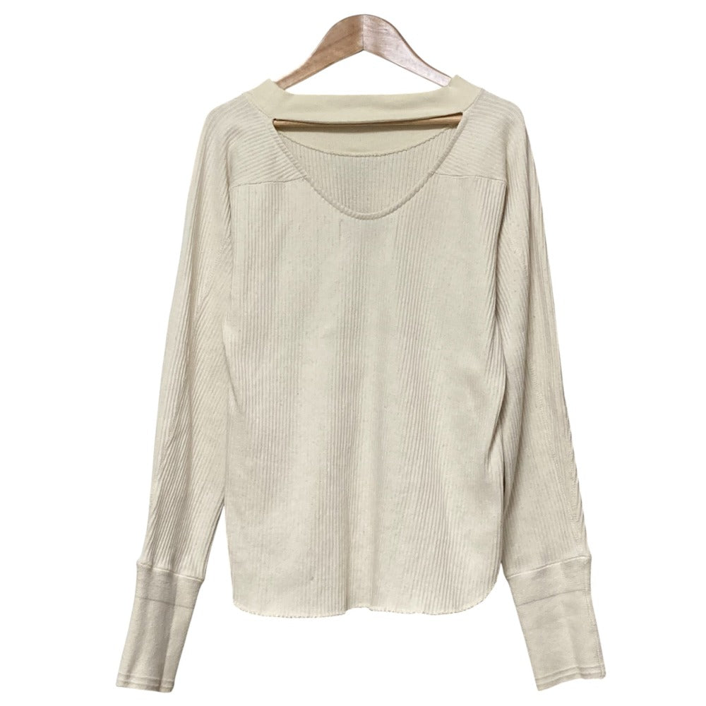 KURO MILITARY RIB OVERSIZED OPENED BACK L/S TEE
