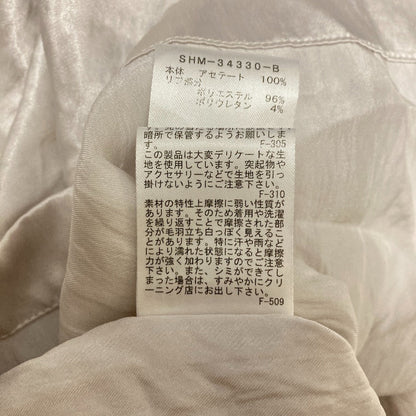 サロンアダムエロペ アセテートヴィンテージサテンブラウス