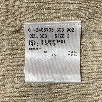 セオリー FINE SLUB RIB ニットワンピース