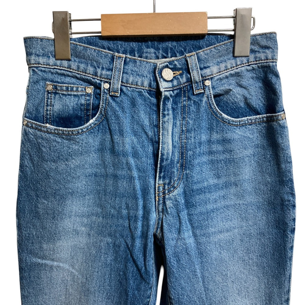 ステラマッカートニー デストロイクロップドデニムパンツ