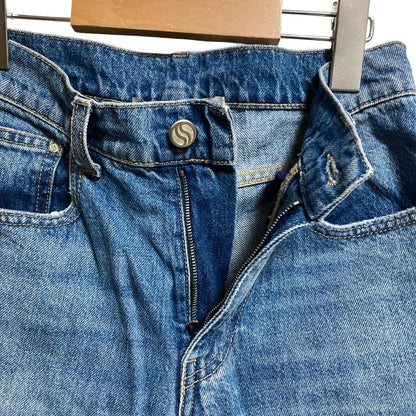 ステラマッカートニー デストロイクロップドデニムパンツ