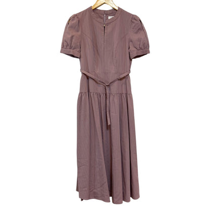 ハーリップトゥ Pin-Stripe Belted Flared Dress ワンピース