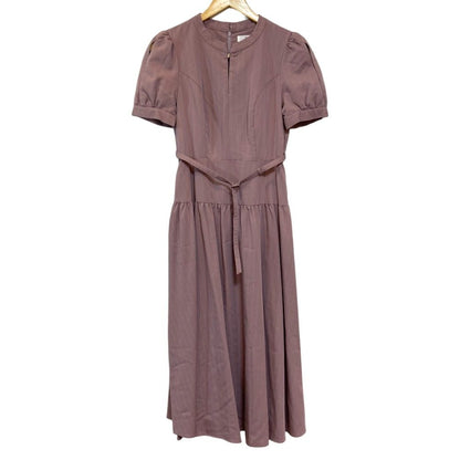 ハーリップトゥ Pin-Stripe Belted Flared Dress ワンピース