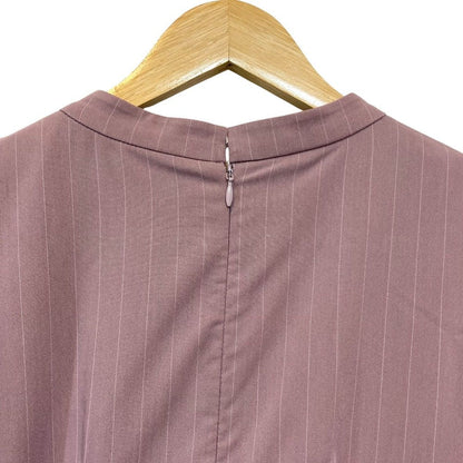 ハーリップトゥ Pin-Stripe Belted Flared Dress ワンピース