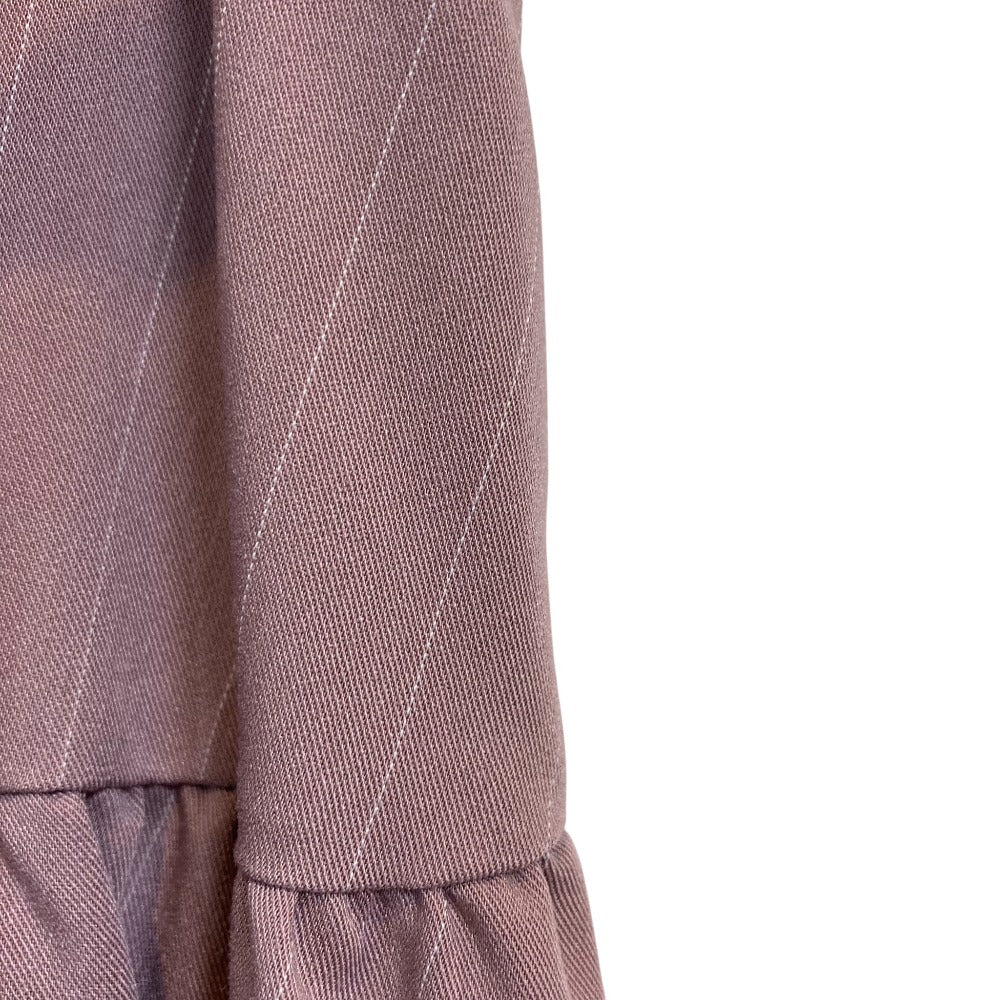 ハーリップトゥ Pin-Stripe Belted Flared Dress ワンピース