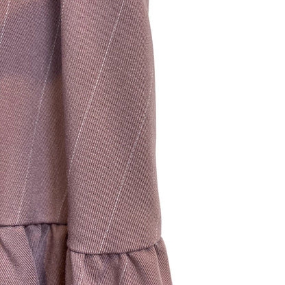 ハーリップトゥ Pin-Stripe Belted Flared Dress ワンピース