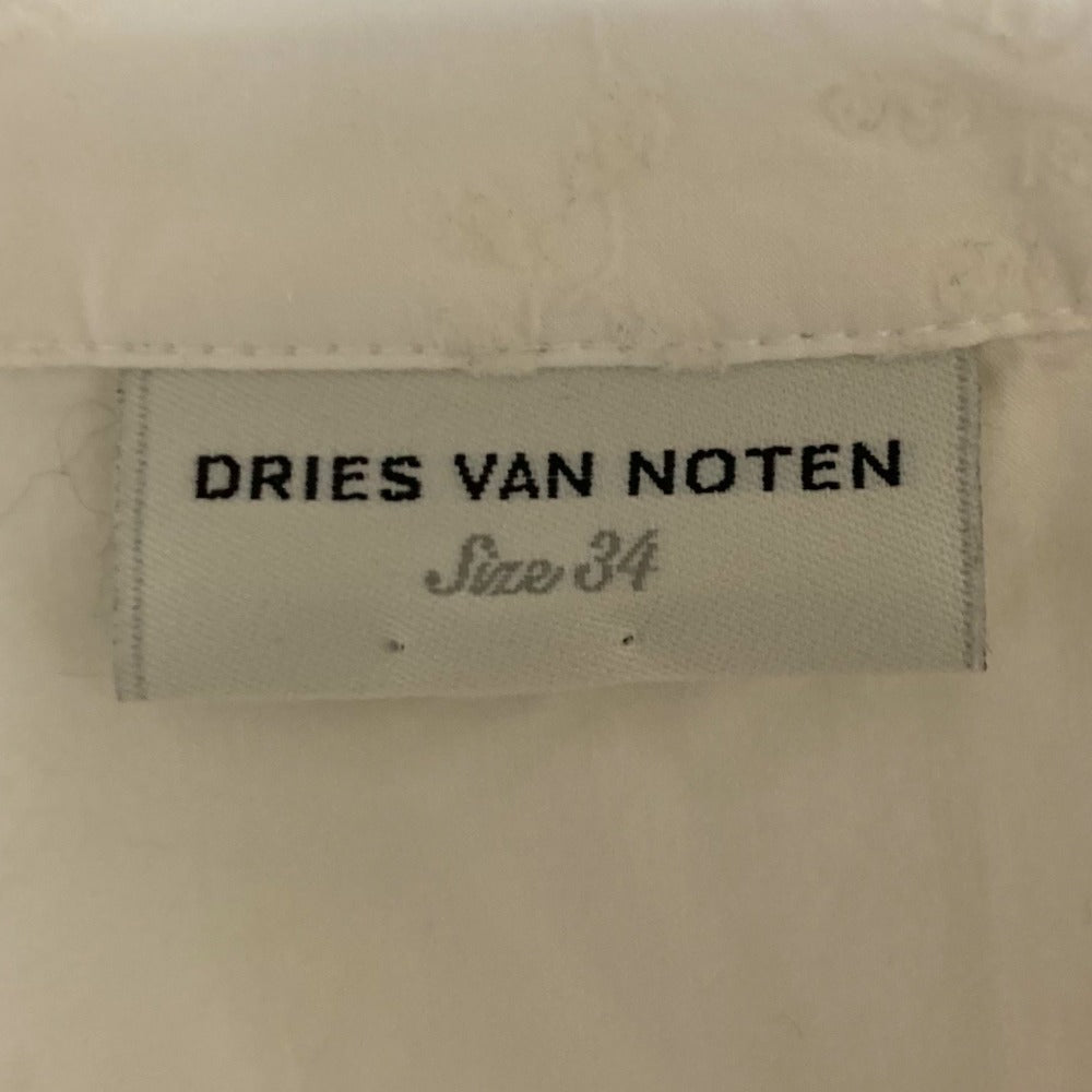 Dries Van Noten フラワーフロッキープリントブラウス