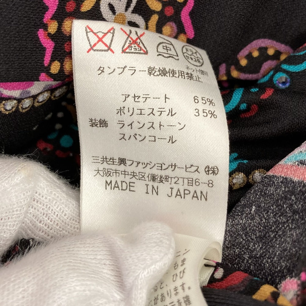 レオナール サテンプリントカットソー