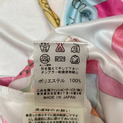 レオナールスポーツ フラワープリントロングスリーブハーフジップカットソー