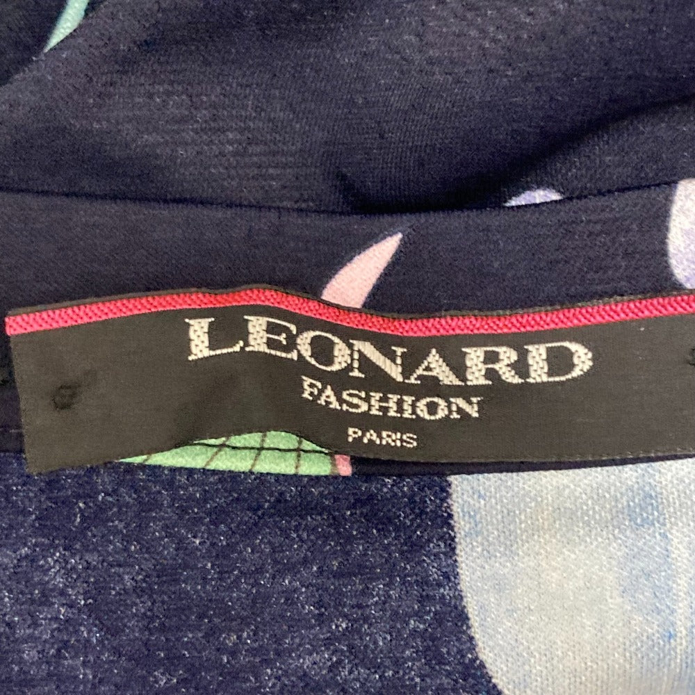 レオナールファッション フラワープリントロングワンピース