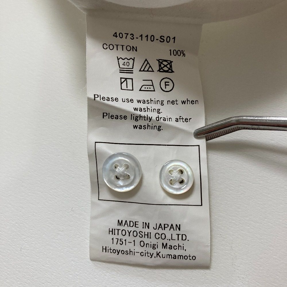 エイチシックスヒトヨシ クラシックカラーシャツ