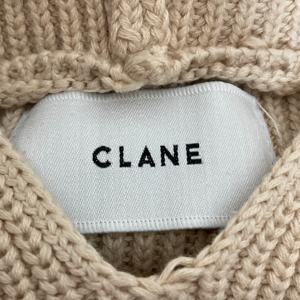 クラネ WIDE HOOD KNIT ニットパーカー