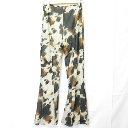 プランクプロジェクト COW Printed Wrap フレアパンツ