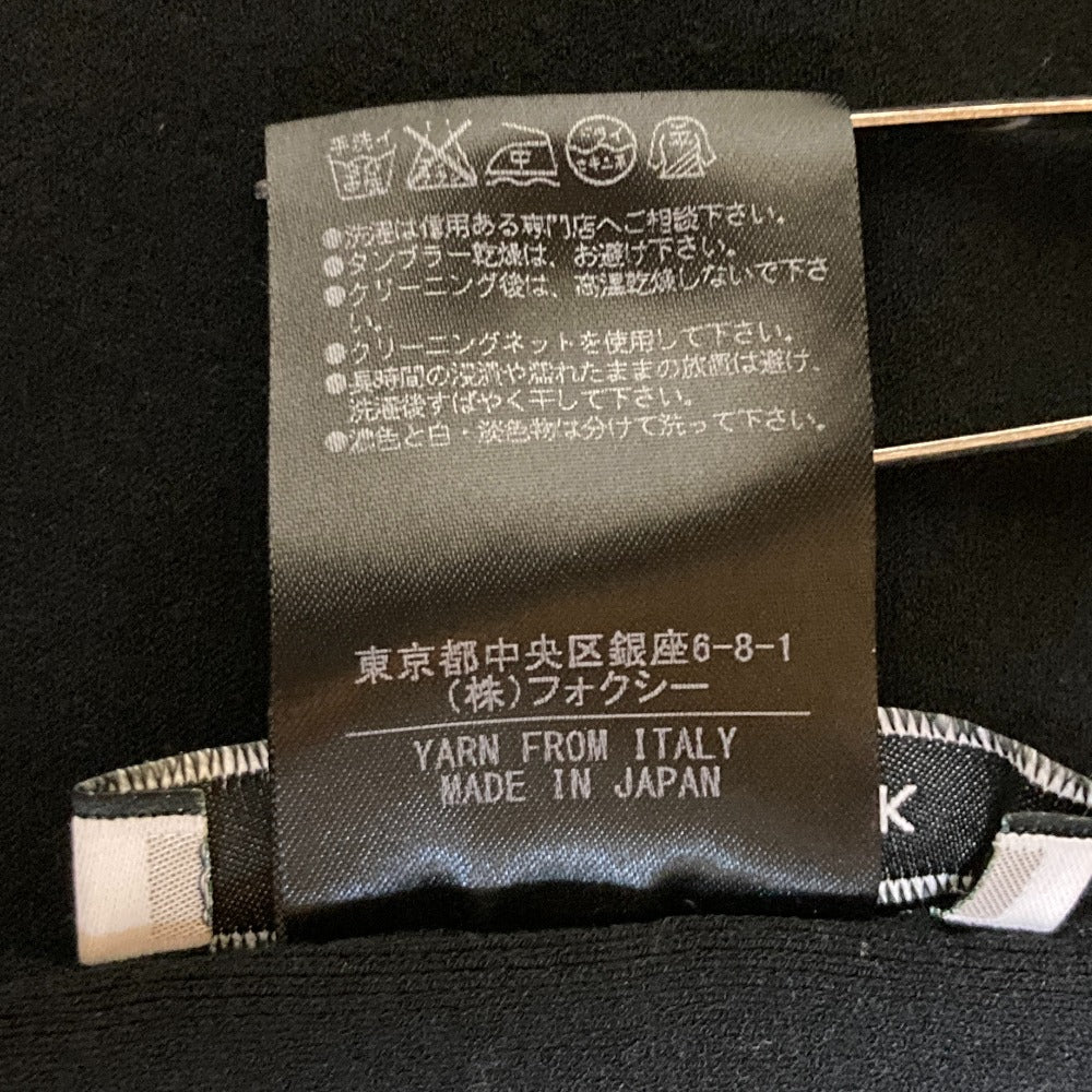 FOXEY NEW YORK ドレープニットカーディガン
