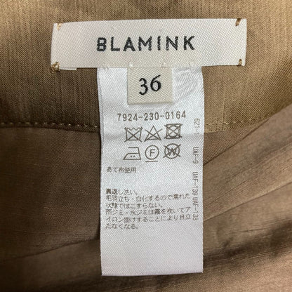 BLAMINK サテンロングスカート