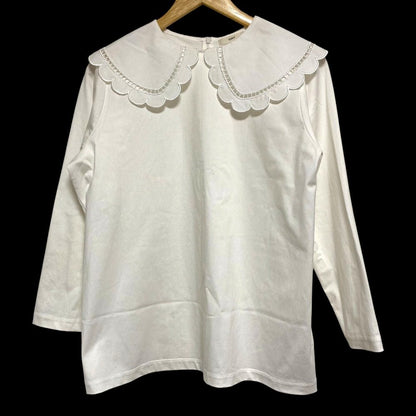 ヨリ スカラップカラーロンTee