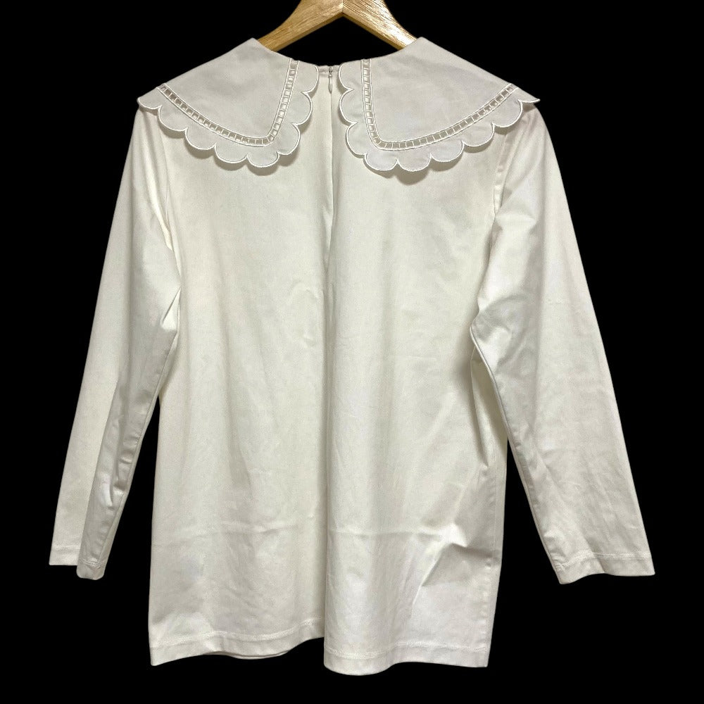 ヨリ スカラップカラーロンTee