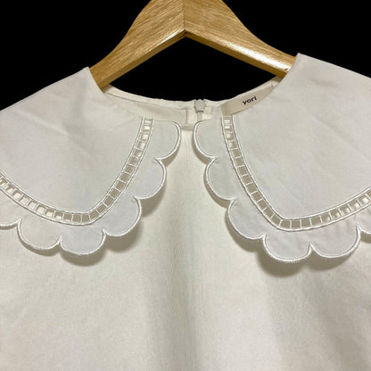 ヨリ スカラップカラーロンTee