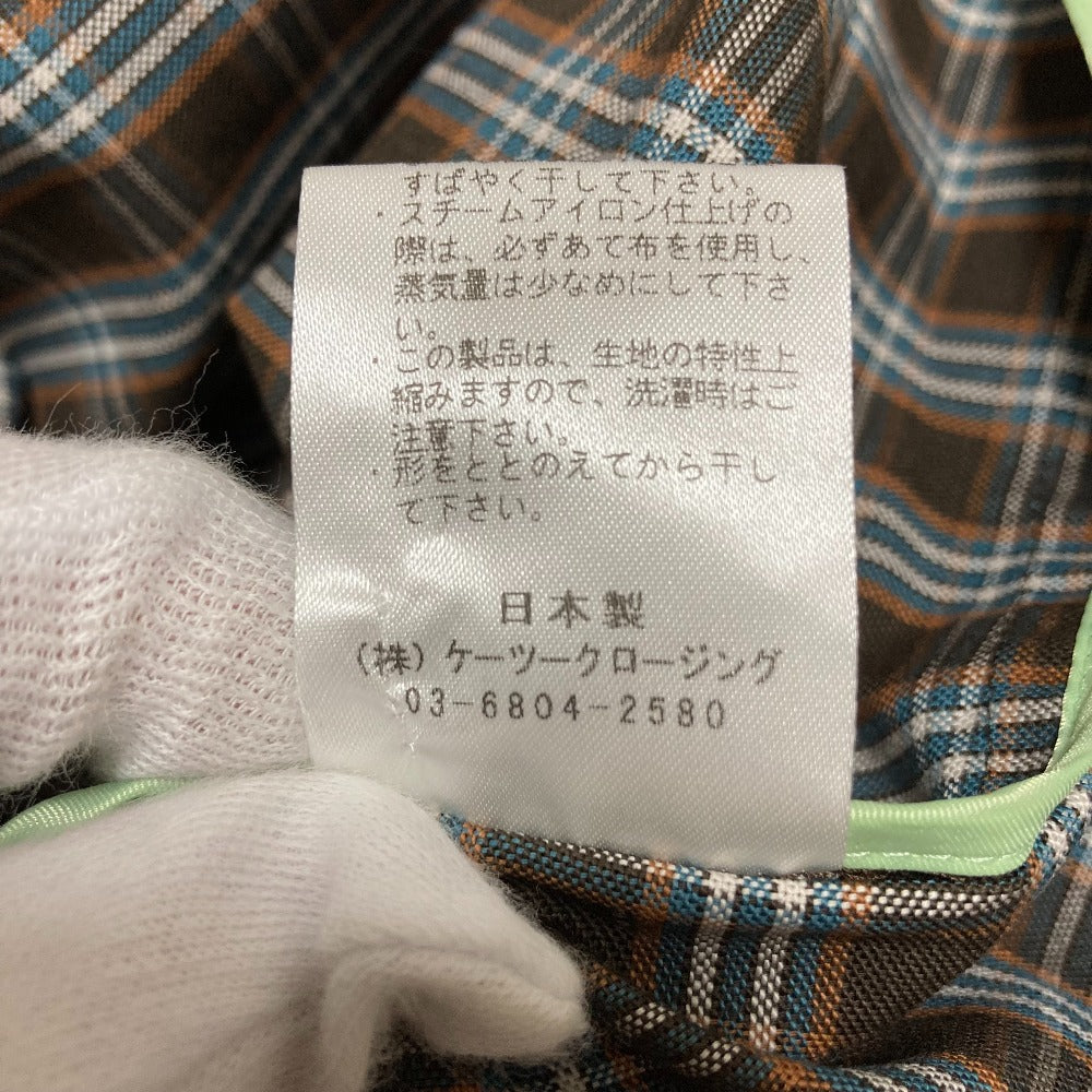 ヨリ コットンチェックテーラードジャケット