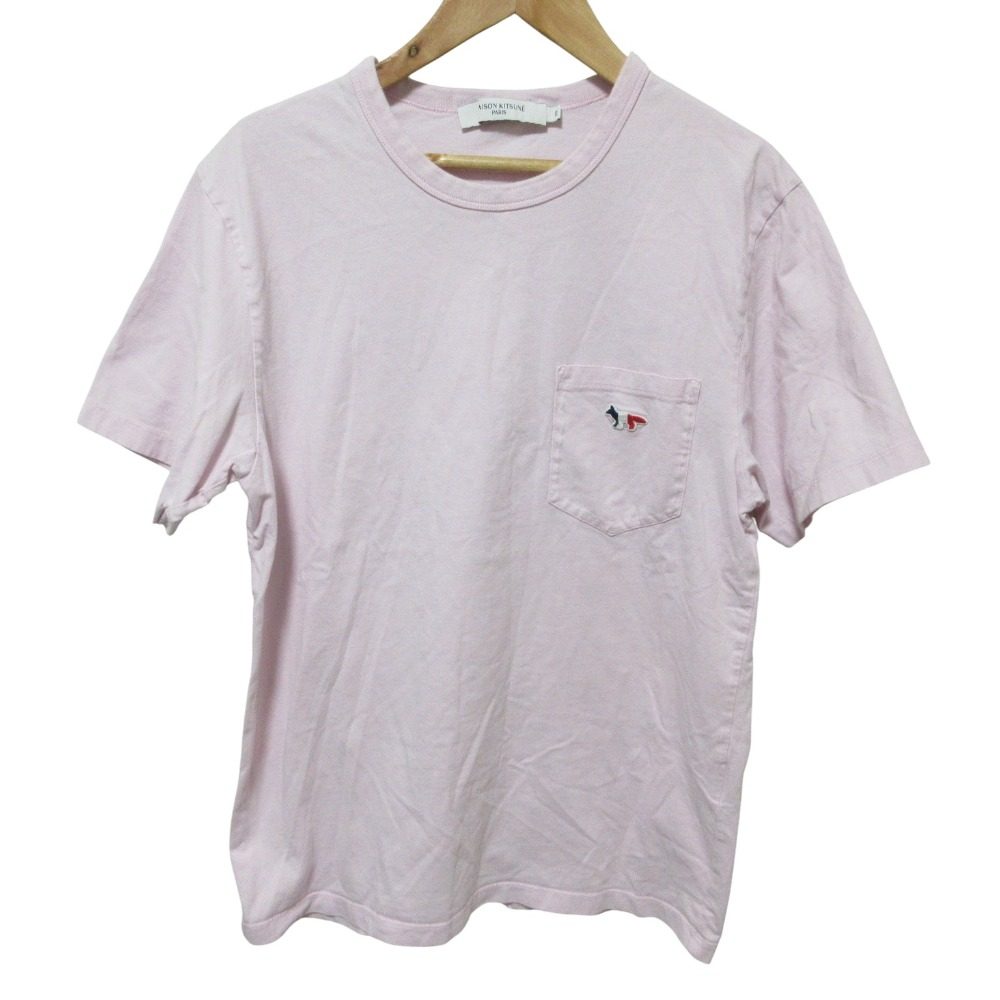 メゾンキツネ TRICOLOR FOX PATCH CLASSIC POCKET Tシャツ