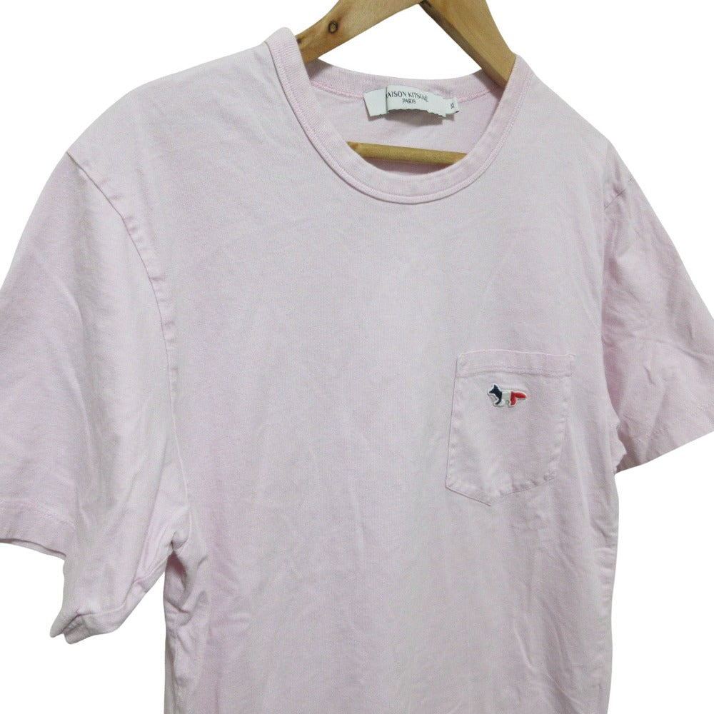 メゾンキツネ TRICOLOR FOX PATCH CLASSIC POCKET Tシャツ