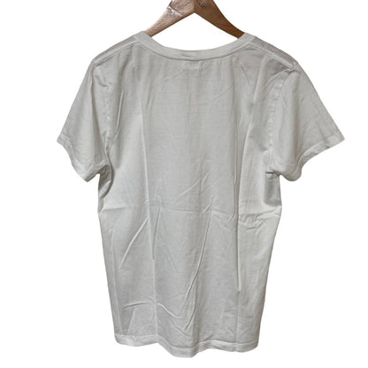 セリーヌ 刺繍コットン半袖Tシャツ