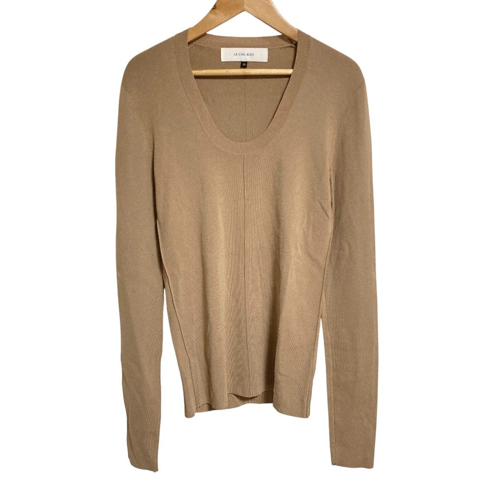 ルシェルブルー High Gauge Scoop Neck Knit プルオーバー