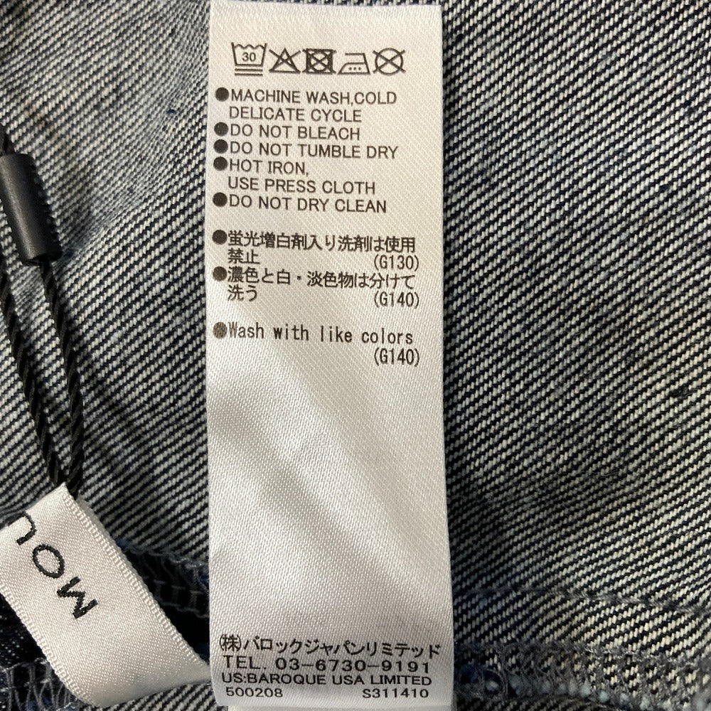 マウジー BACK SLIT DENIM オールインワン