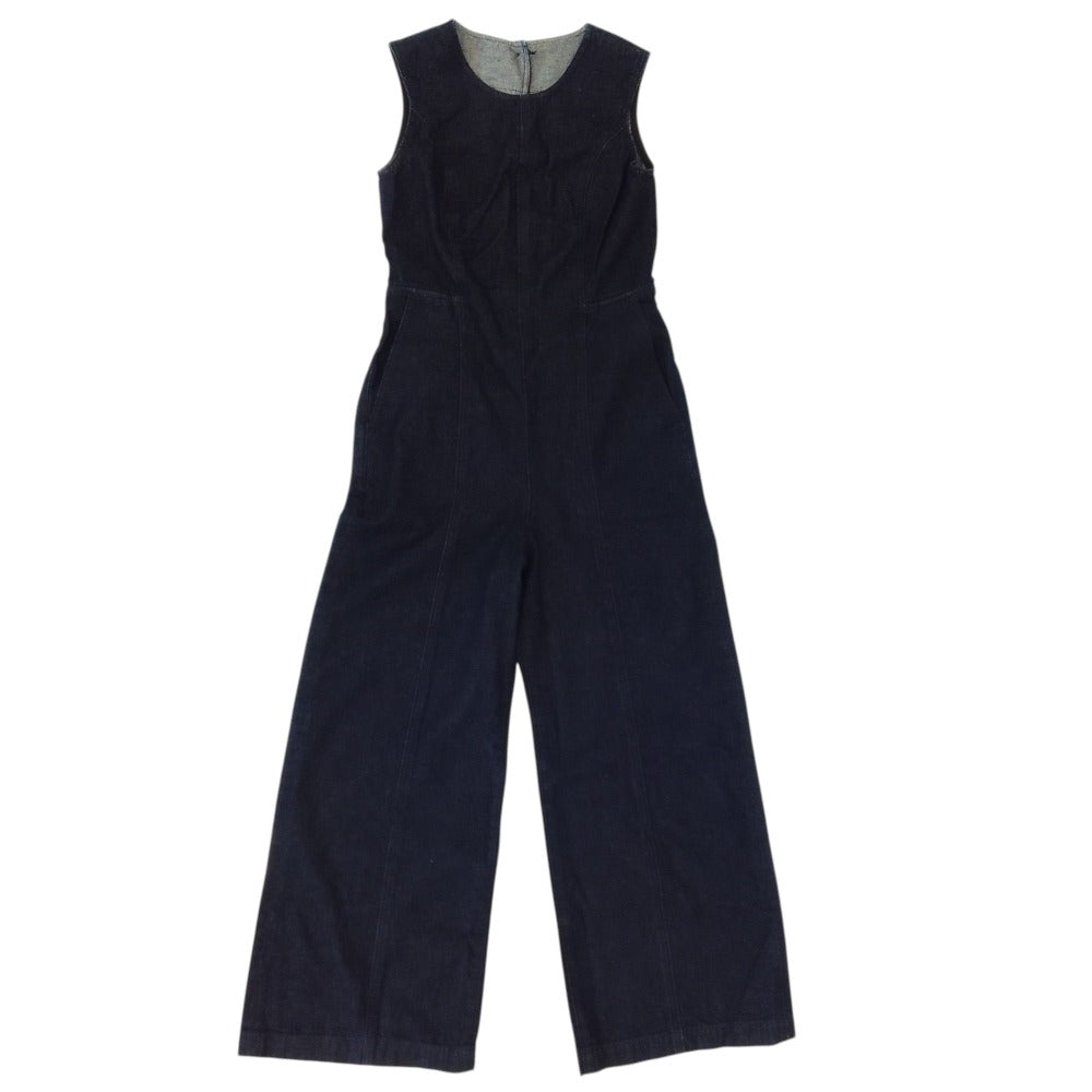 マウジー BACK SLIT DENIM オールインワン