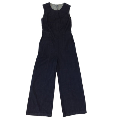 マウジー BACK SLIT DENIM オールインワン