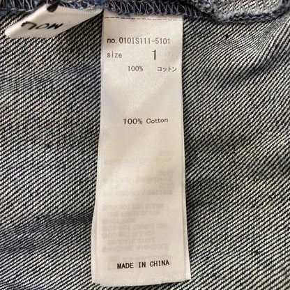 マウジー BACK SLIT DENIM オールインワン