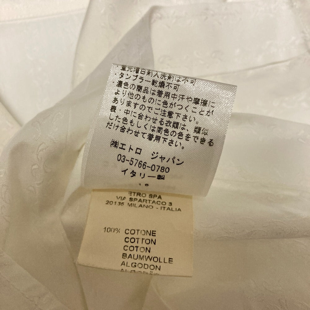 エトロ ペイズリー柄長袖シャツ
