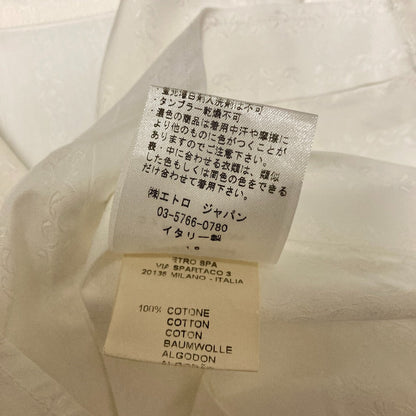 エトロ ペイズリー柄長袖シャツ