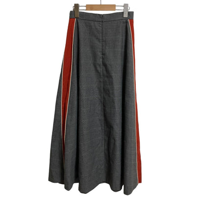パメオポーズ SIDE LINE SKIRT PLAID ロングスカート
