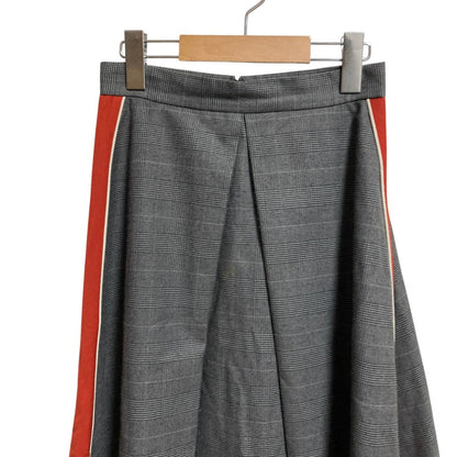 パメオポーズ SIDE LINE SKIRT PLAID ロングスカート