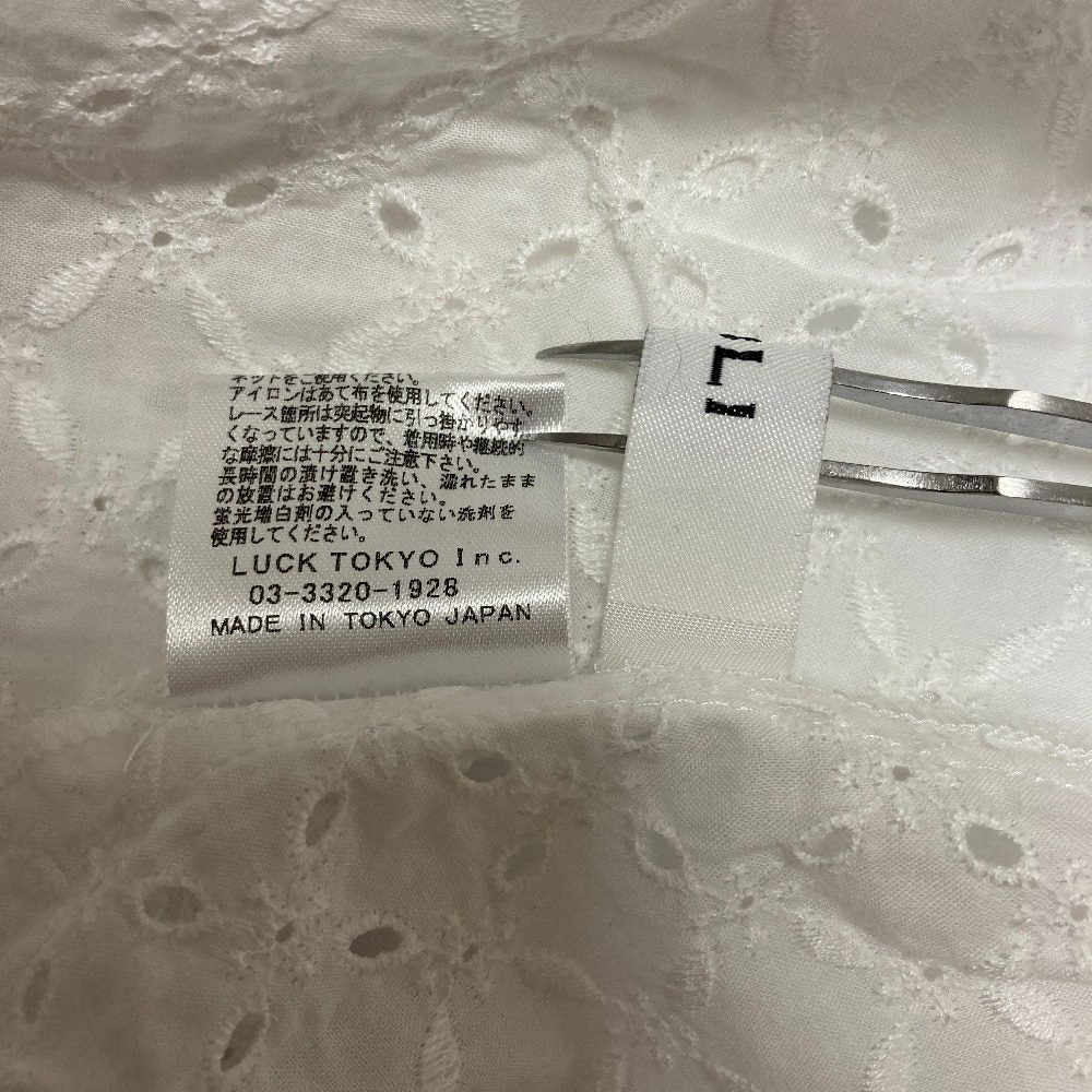 OBLI コットンレースドレス