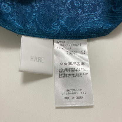 HARE ジャガードロングシャツドレス