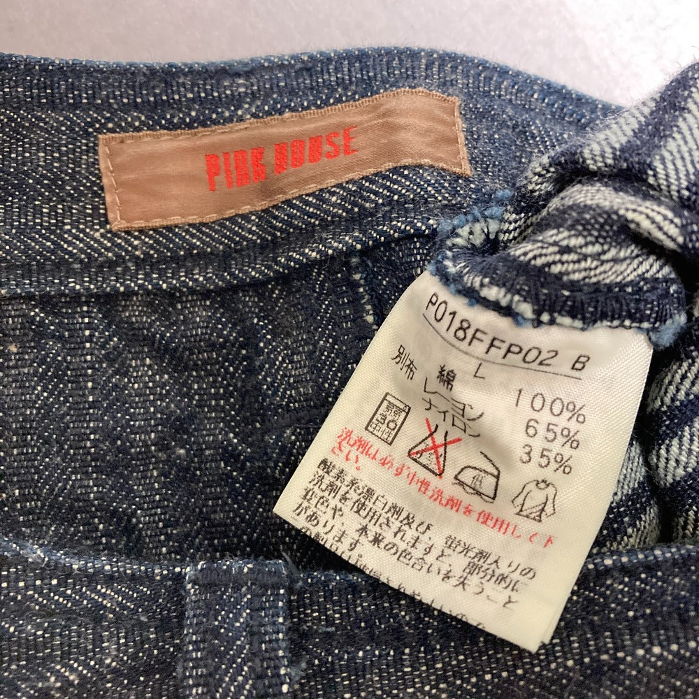 ピンクハウス 裾レースデニムパンツ