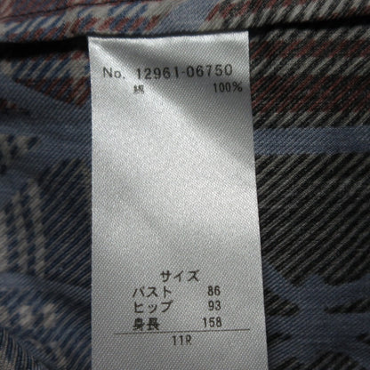 ダーマコレクション チェックロングシャツワンピース