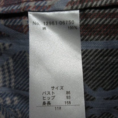 ダーマコレクション チェックロングシャツワンピース