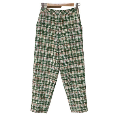 セブンテンバイミホカワヒト ツイードパンツ