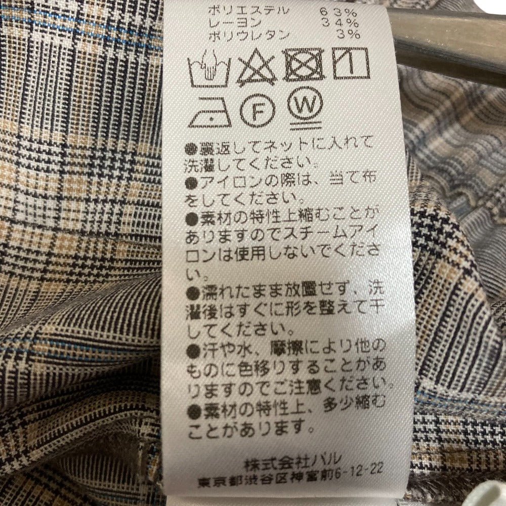 ガリャルダガランテ チェックワイドパンツ