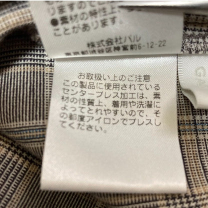 ガリャルダガランテ チェックワイドパンツ