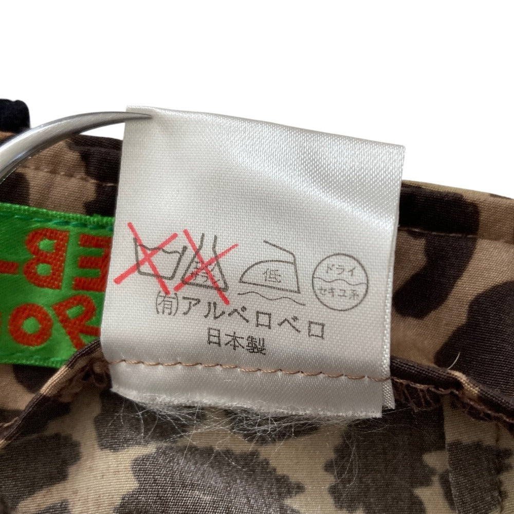 オレボレブラ レオパード ポリエステル パンツ