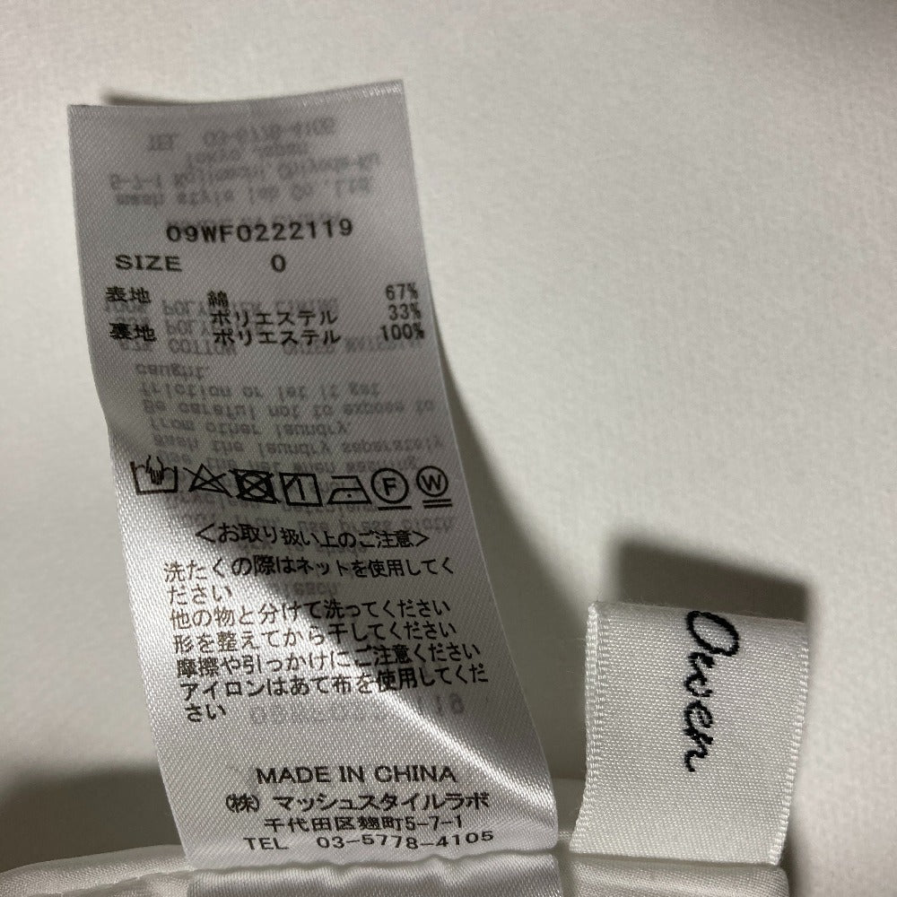 ミラオーウェン 袖デザインシャツワンピース