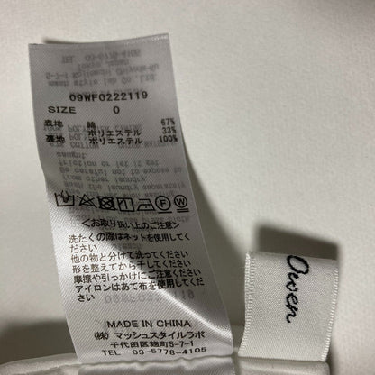 ミラオーウェン 袖デザインシャツワンピース